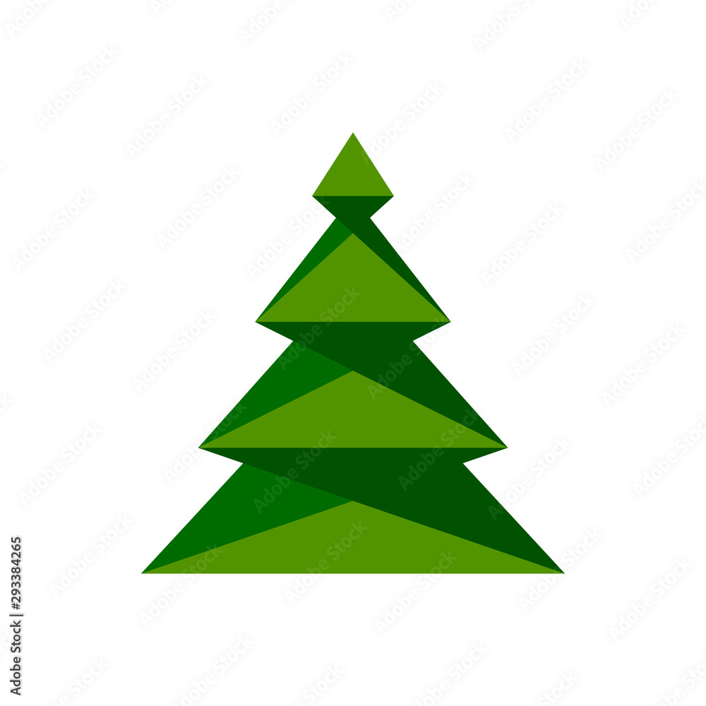 Christmas Tree new year winter flat vector icon Christmas Tree new year winter flat vector icon