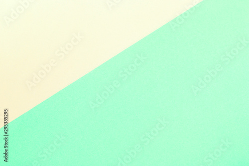Colorful of pastel yellow and green paper background