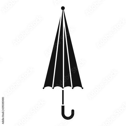 Closed woman umbrella icon. Simple illustration of closed woman umbrella vector icon for web design isolated on white background