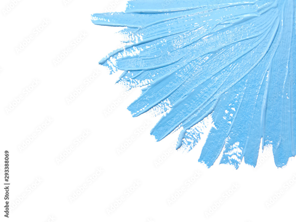 Paint brush stroke texture light blue watercolor isolated Paint brush stroke texture light blue watercolor isolated