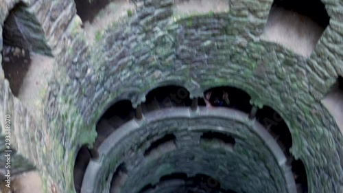 Initiation Well in Quinta da Regaleira in Sintra, Portugal