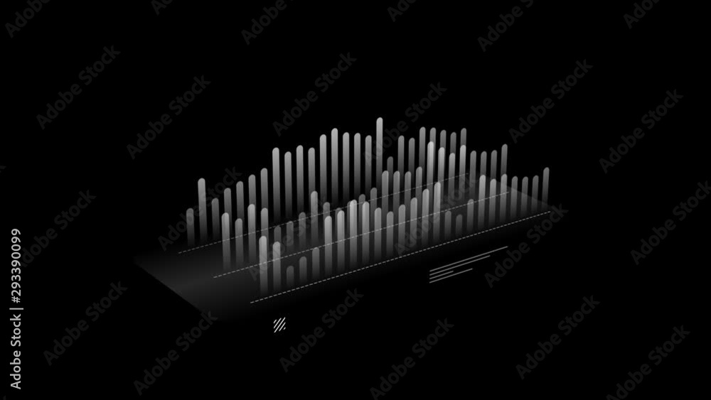 Infographic Element - Histogram on alpha channel Infographic Element - Histogram on alpha channel