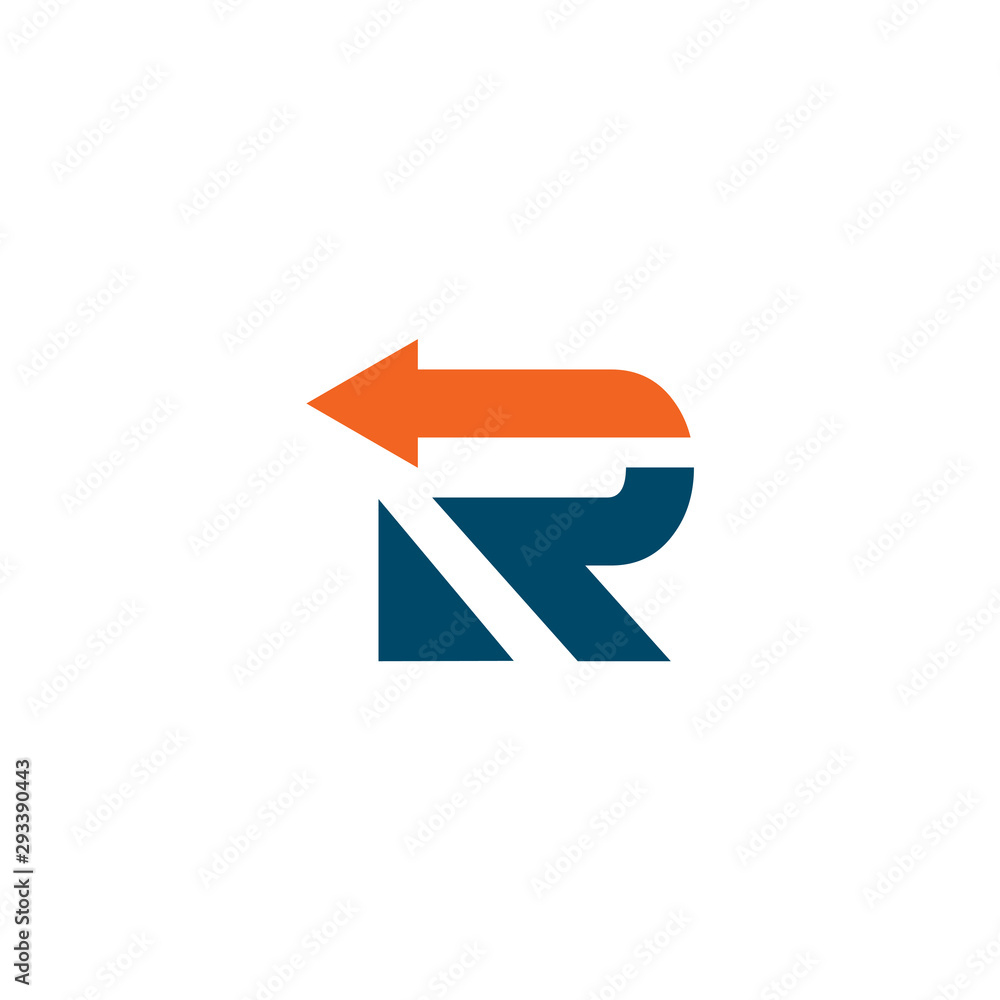 R letter initial logo design vector template R letter initial logo design vector template