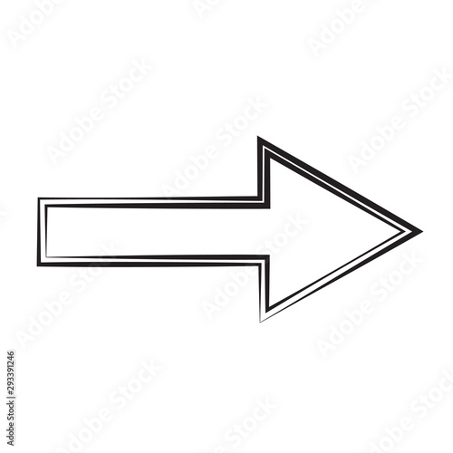 arrow for white backround