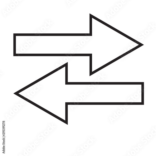 arrow for white backround