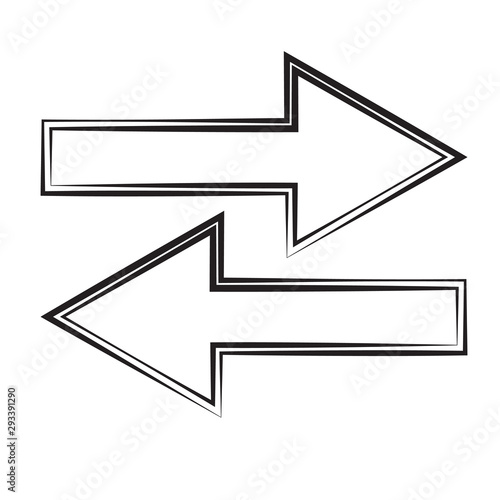arrow for white backround