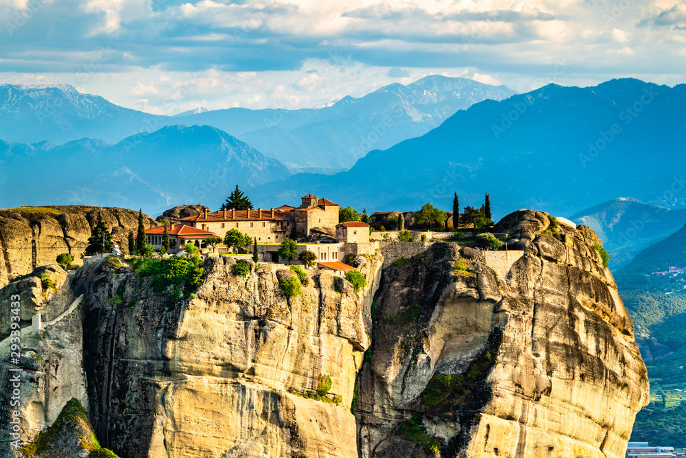 The Holy Trinity Monastery at Meteora in Greece The Holy Trinity Monastery at Meteora in Greece