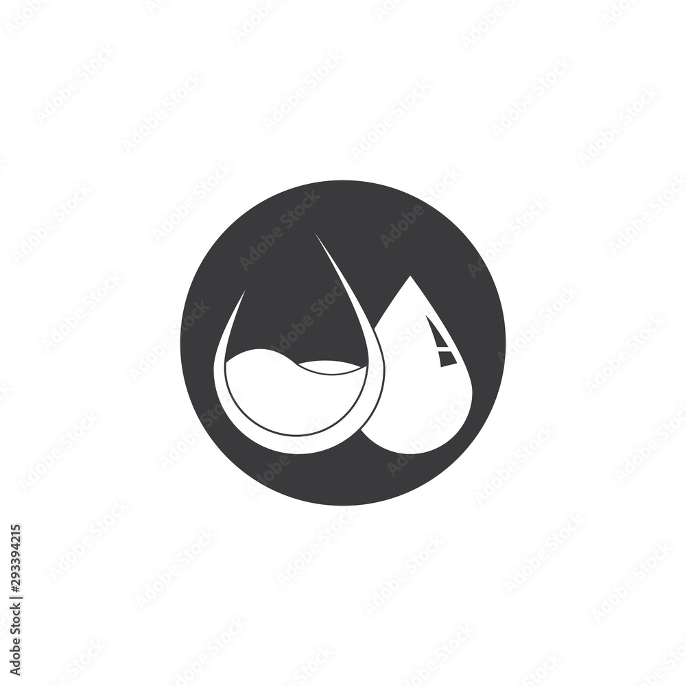 water drop Logo Template vector illustration design water drop Logo Template vector illustration design