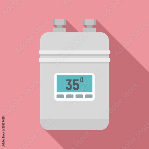 Boiler icon. Flat illustration of boiler vector icon for web design