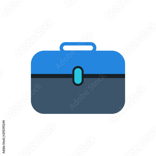 Brief Case Icon. Flat style vector EPS.