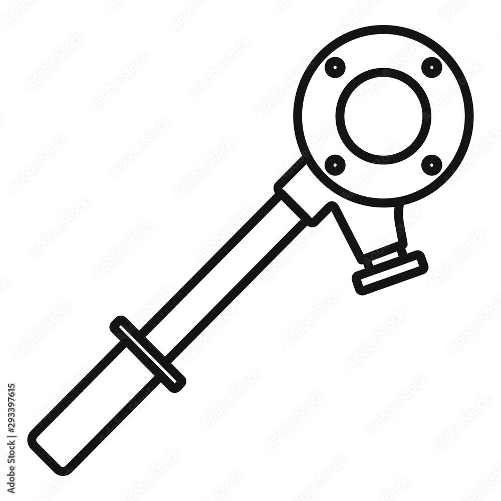 Plumber tool icon. Outline plumber tool vector icon for web design isolated on white background Plumber tool icon. Outline plumber tool vector icon for web design isolated on white background