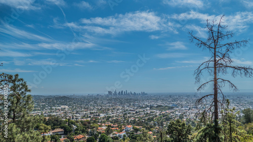 Los Angeles famous skyline