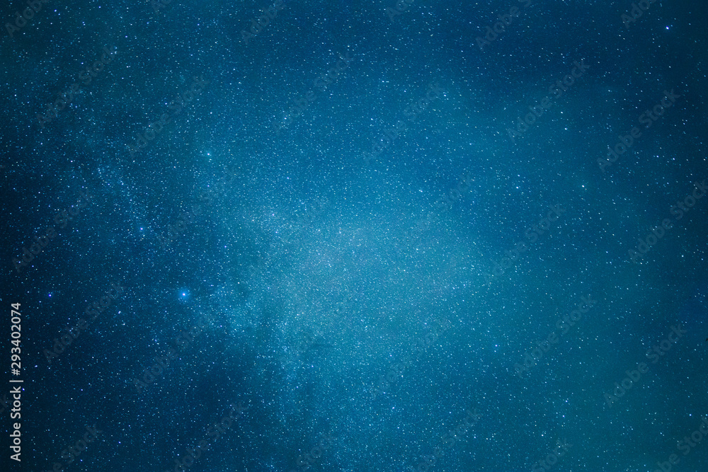 Naklejka blue sky with stars background