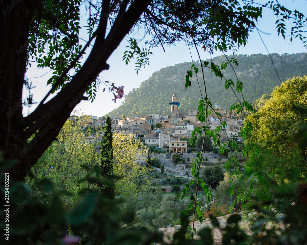 Valldemossa mountain village in Mallorca Spain Valldemossa mountain village in Mallorca Spain