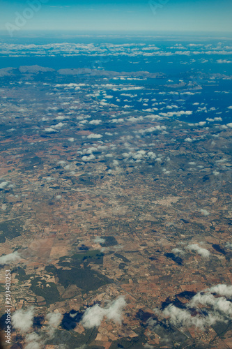 aerial view of the land