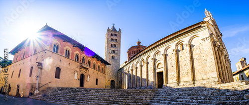 old town of massa marittima in italy