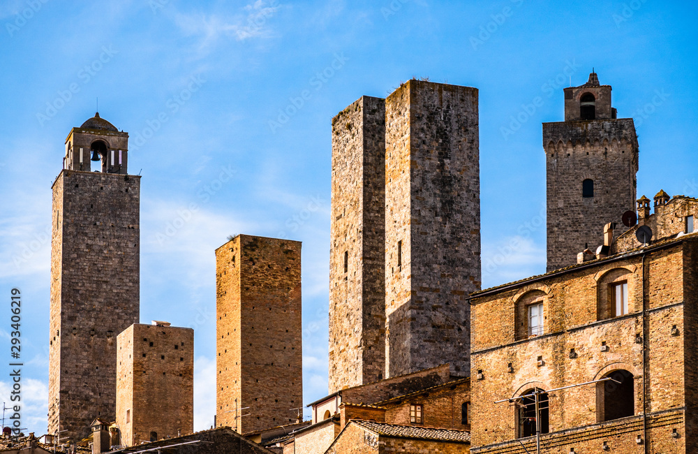 old town of san gimignano old town of san gimignano