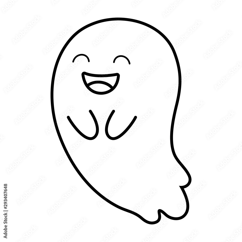 trick or treat - happy halloween line style trick or treat - happy halloween line style