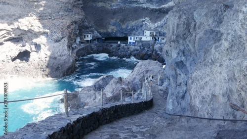 Pirate cave Poris de Candelaria, a hidden tourist attraction near Tijarafe photo