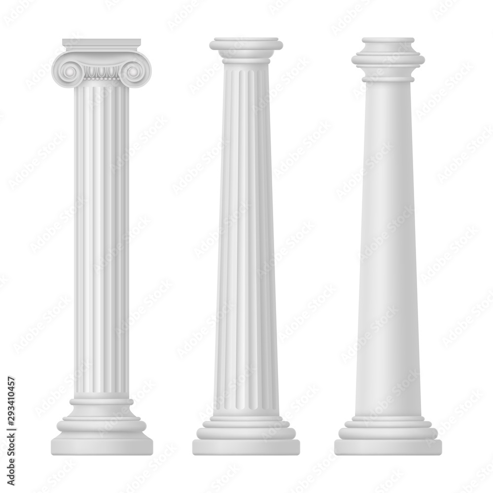 Ionic and tuscan, greek and egypt, rome column Ionic and tuscan, greek and egypt, rome column