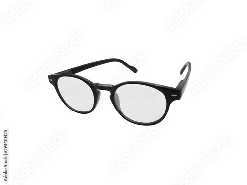 Glasses isolated on white background. Clipping Path
