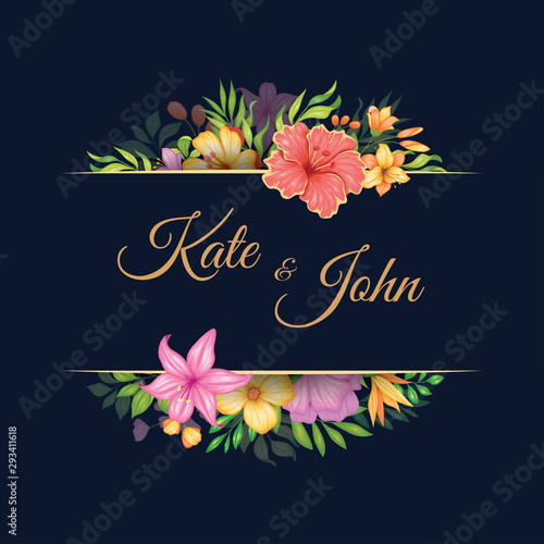 Beautiful vintage floral seamless pattern