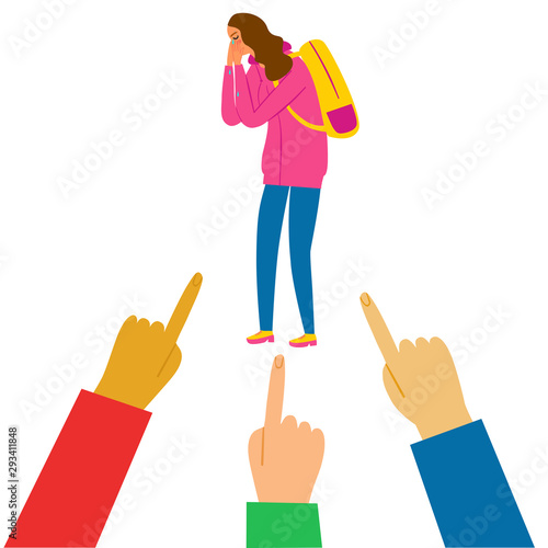 Conflict between teenagers aand bullying at school