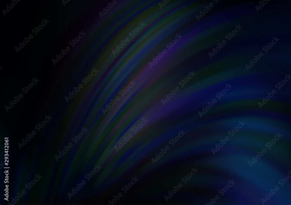 Dark BLUE vector pattern with lines, ovals. Creative geometric illustration in marble style with gradient. The elegant pattern for brand book. Dark BLUE vector pattern with lines, ovals. Creative geometric illustration in marble style with gradient. The elegant pattern for brand book.