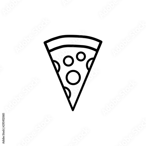 pizza icon trendy