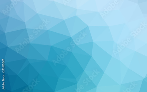 Light BLUE vector polygonal background. A completely new color illustration in a vague style. Brand new style for your business design.