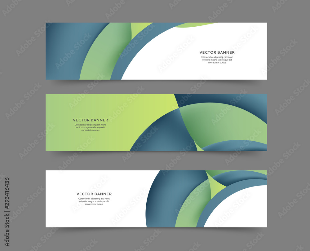 Fototapeta premium Web banner templates