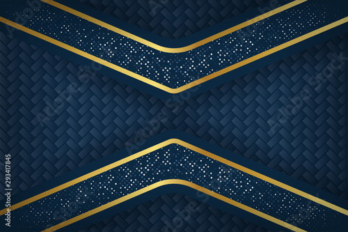 Abstract luxury dark background. Overlap modern background