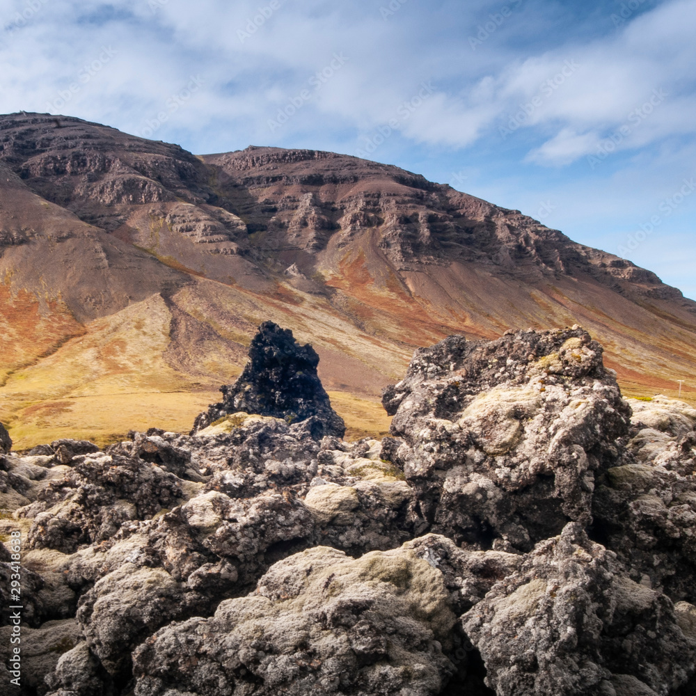 Rocky landscape;  Iceland