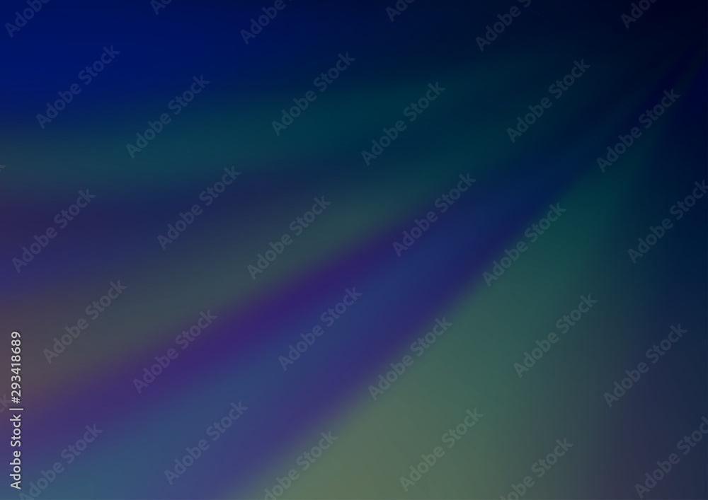 Fototapeta premium Dark BLUE vector blurred shine abstract pattern. An elegant bright illustration with gradient. Brand new style for your business design.