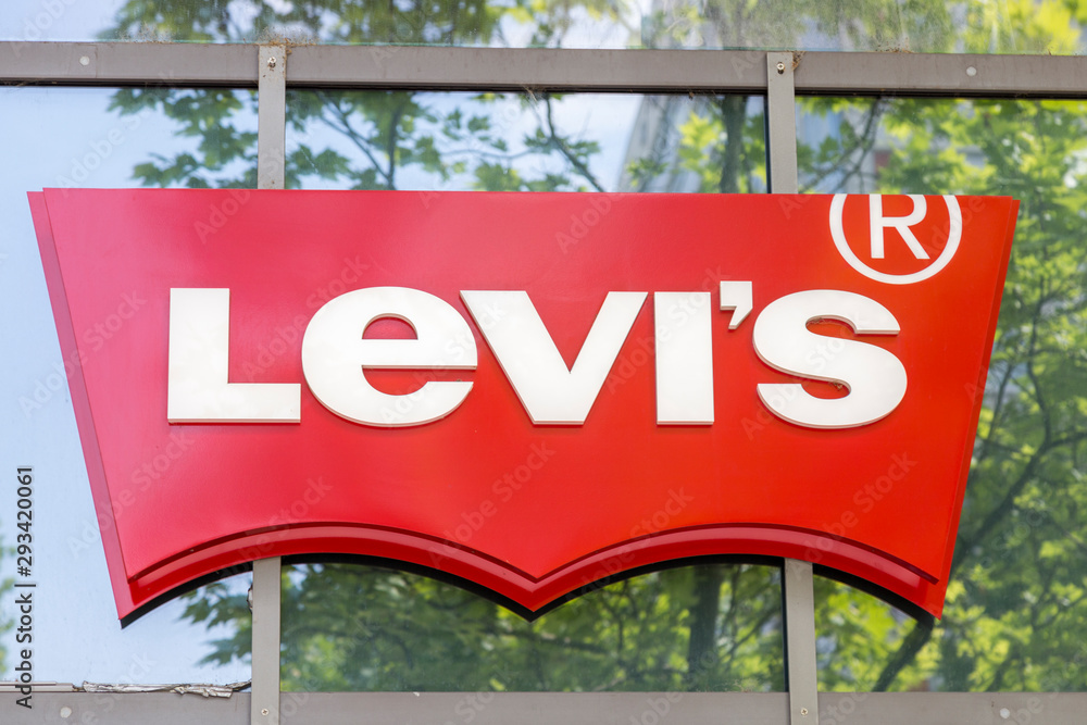 Levi Strauss & Co store sign Stock Photo Adobe Stock