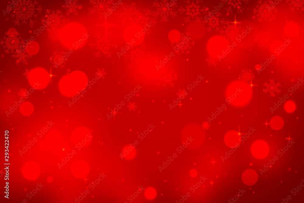 Christmas background with snowflake and snow on red background Christmas background with snowflake and snow on red background