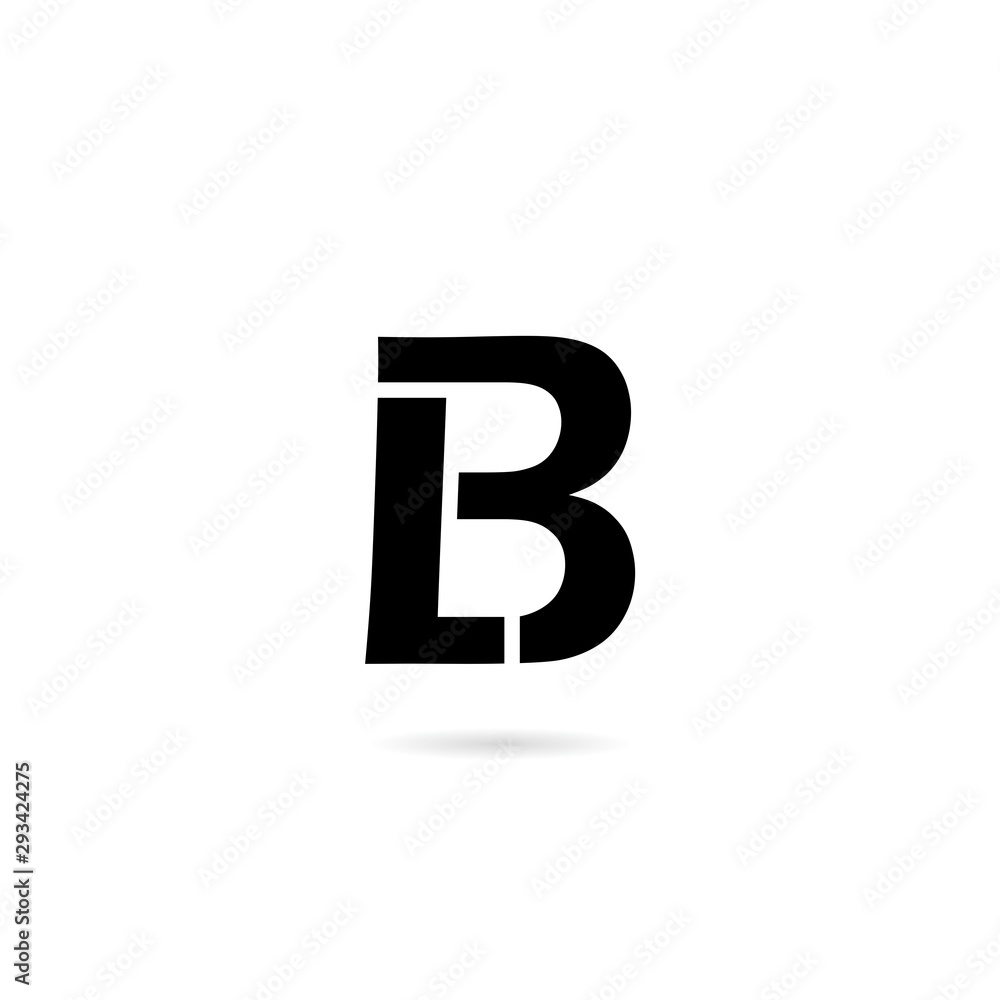 LB letter logo design simple illustration template LB letter logo design simple illustration template