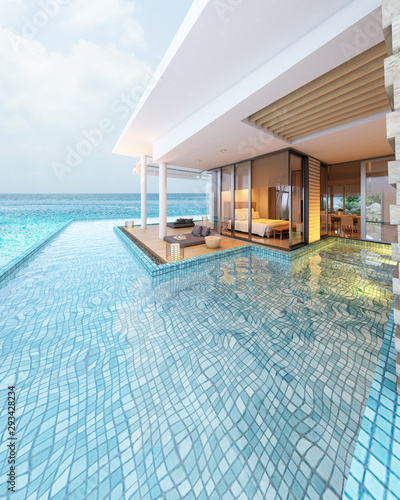 Sea view swimming pool