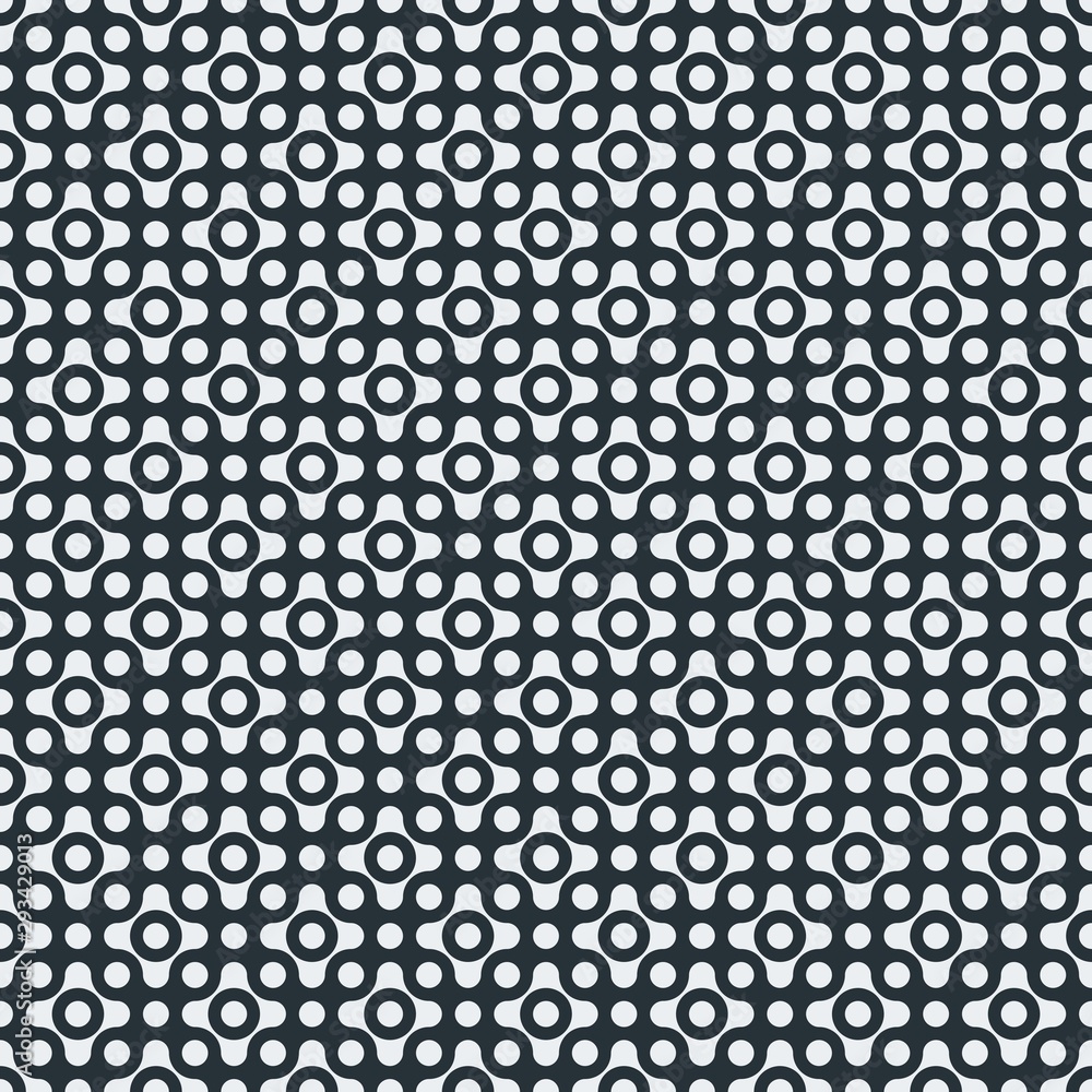 Truchet Motif Pattern Generative Tile Art background illustration