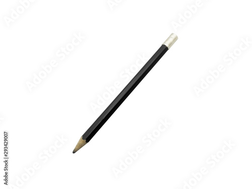 Pencil isolated on white background. Clipping Path S