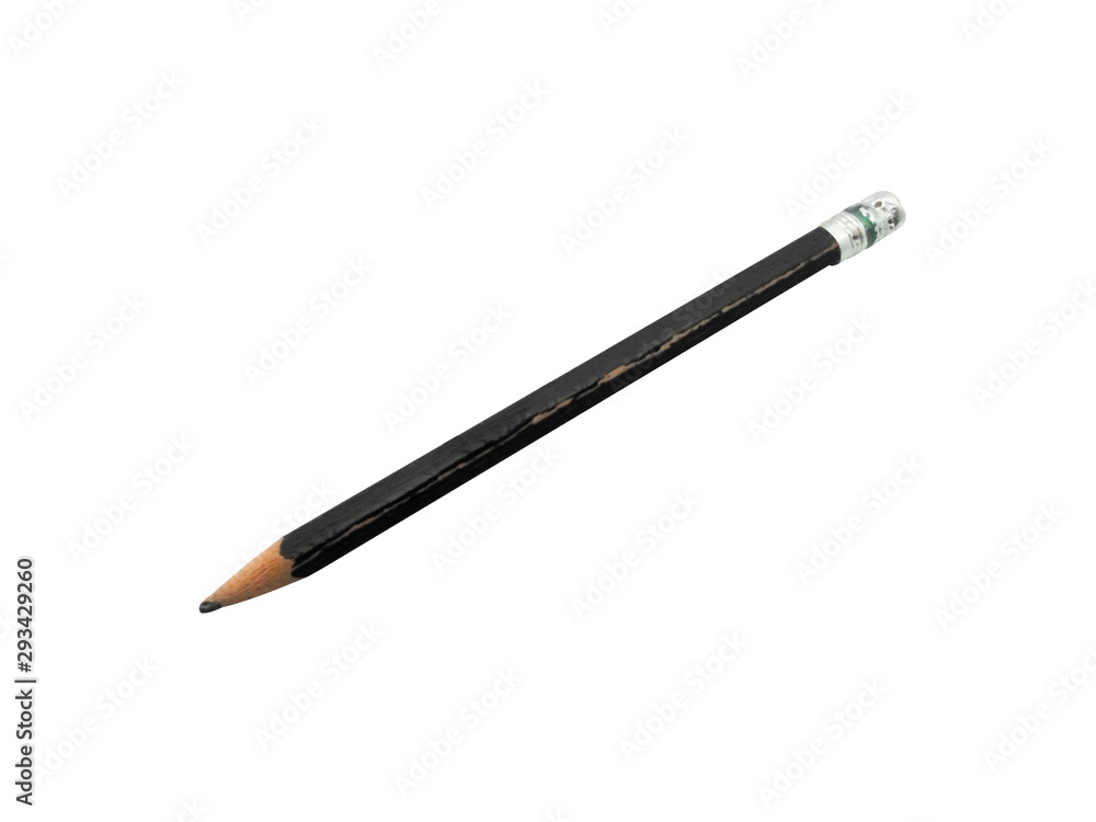 Fototapeta premium Pencil isolated on white background. Clipping Path S