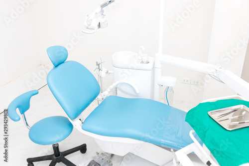 Fototapeta Naklejka Na Ścianę i Meble -  dental instruments and tools in a dentists office