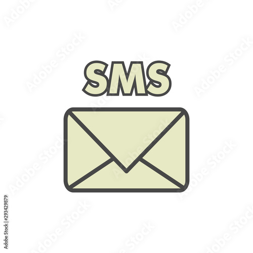 Mobile sms text message mail icons