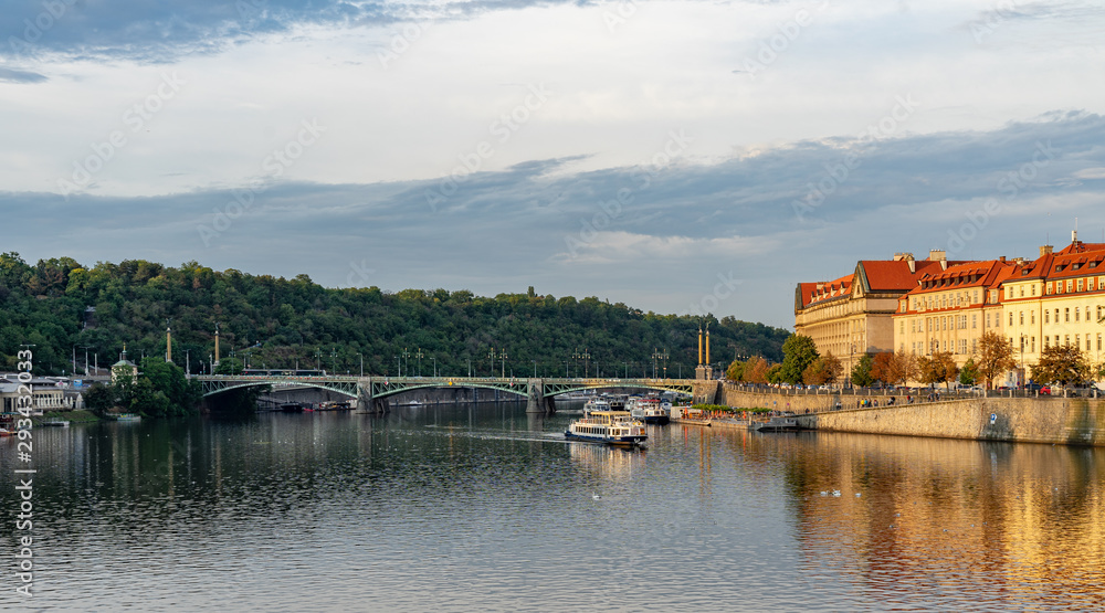 Charles Bridge Prague in Czech Republic.