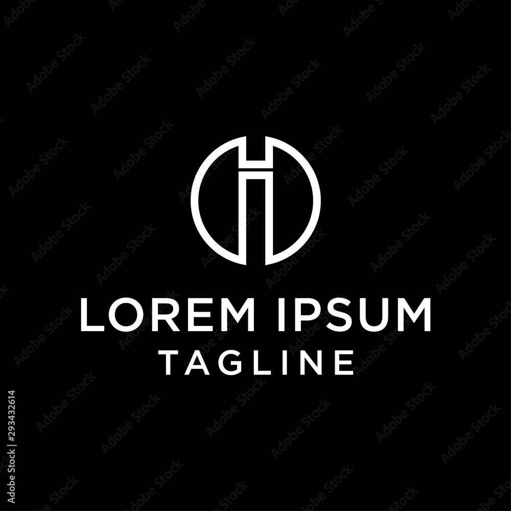 initial letter logo OI, IO logo template initial letter logo OI, IO logo template