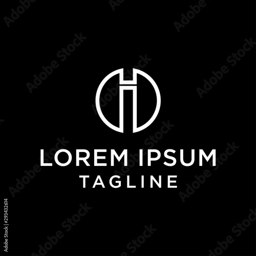 initial letter logo OI, IO logo template 