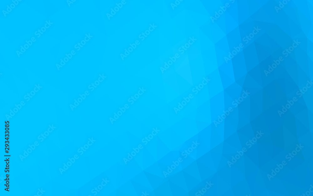 Light BLUE vector polygon abstract layout. Shining illustration, which consist of triangles. The best triangular design for your business. Light BLUE vector polygon abstract layout. Shining illustration, which consist of triangles. The best triangular design for your business.