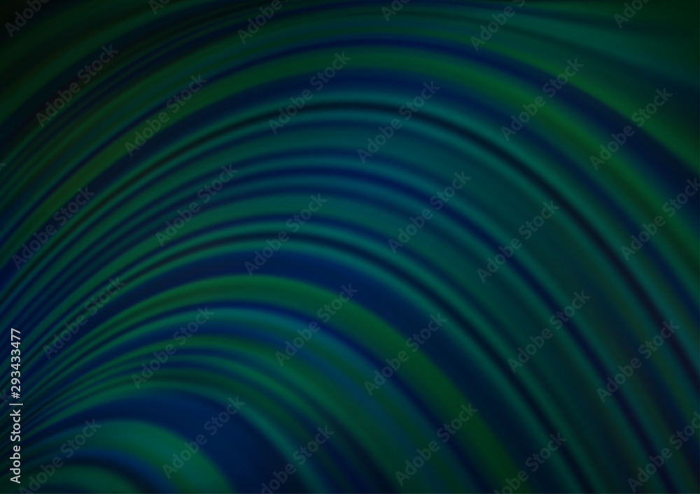 Dark BLUE vector template with lines, ovals. An elegant bright illustration with gradient. A completely new marble design for your business. Dark BLUE vector template with lines, ovals. An elegant bright illustration with gradient. A completely new marble design for your business.