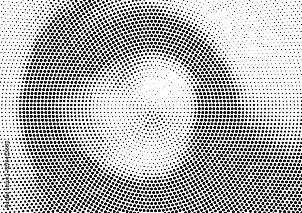 Abstract halftone dotted background. Futuristic grunge pattern, dot and circles.  Vector modern optical pop art texture for posters, sites, business cards, cover, postcards, labels, stickers layout.
