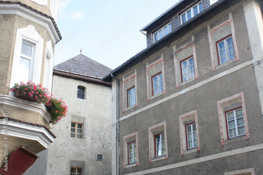 Naklejka premium Glurns in Vinschgau
